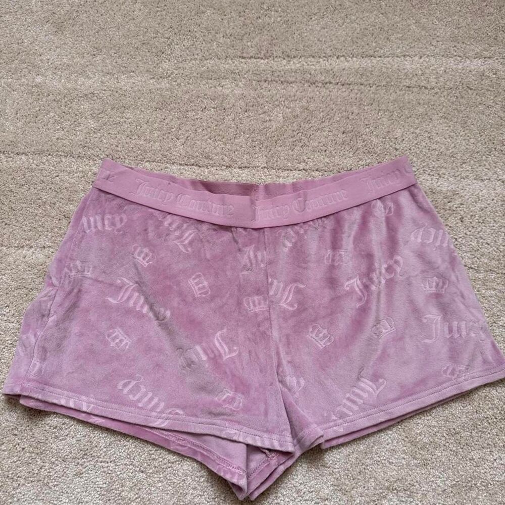 Juicy-couture Women's Pink and Purple Shorts